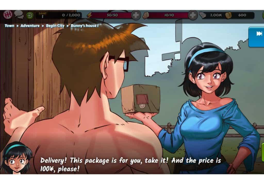 Hentai Heroes skärmbild från anime erotikspelet